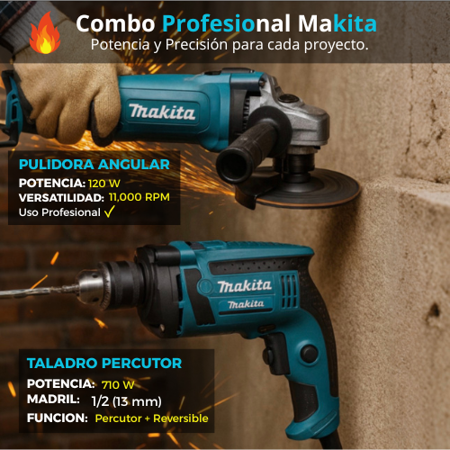 Combo Taladro y Pulidora | Makita 🛠️