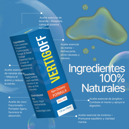 VERTIGOFF | 🍃 Producto natural a base de aceites esenciales